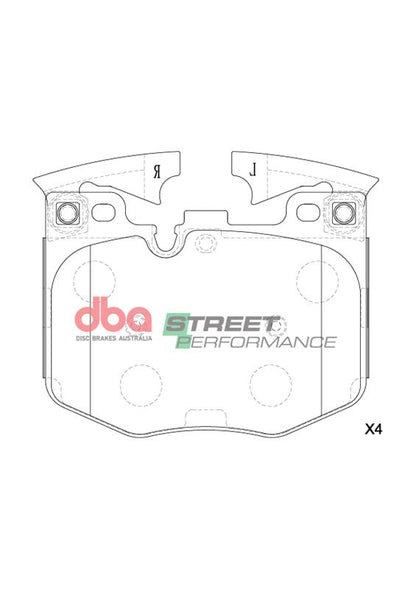 DBA Brake Pads Street Performance | Front Axle — BP OPREMA I SERVIS d.o.o.