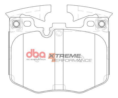 DBA Brake Kit - 4000 Series T3 Slotted & Xtreme Performance Brake Pads (2x DBA43417S + DB15107XP) — BP OPREMA I SERVIS d.o.o.