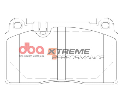 DBA Brake Kit - 4000 Series T3 Slotted & Xtreme Performance Brake Pads (2x DBA42832S + DB15111XP) — BP OPREMA I SERVIS d.o.o.