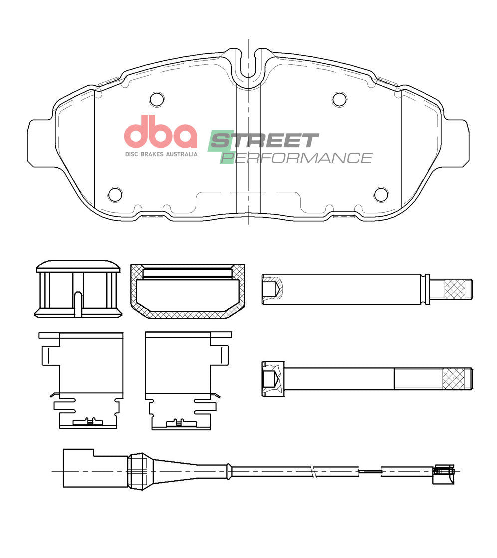 DBA Brake Pads Street Performance | Front Axle — BP OPREMA I SERVIS d.o.o.