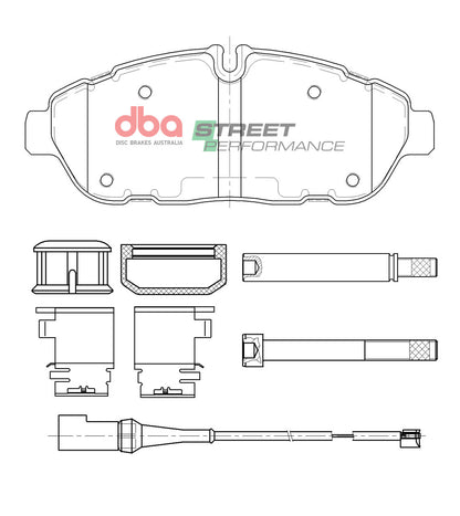 DBA Brake Pads Street Performance | Front Axle — BP OPREMA I SERVIS d.o.o.