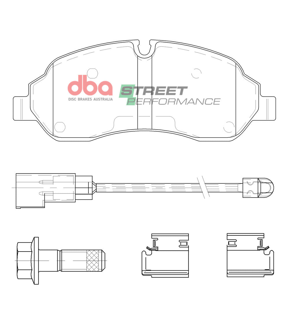 DBA Brake Pads Street Performance | Front Axle — BP OPREMA I SERVIS d.o.o.