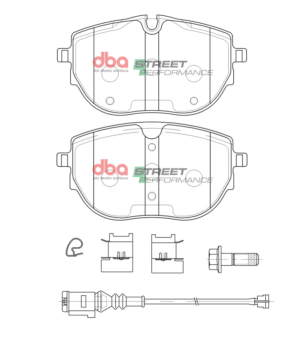 DBA Brake Pads Street Performance | Front Axle — BP OPREMA I SERVIS d.o.o.
