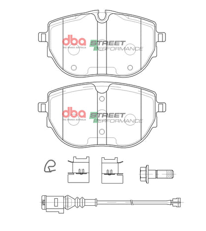 DBA Brake Pads Street Performance | Front Axle — BP OPREMA I SERVIS d.o.o.