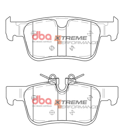 DBA Brake Pads Xtreme Performance | Rear Axle — BP OPREMA I SERVIS d.o.o.