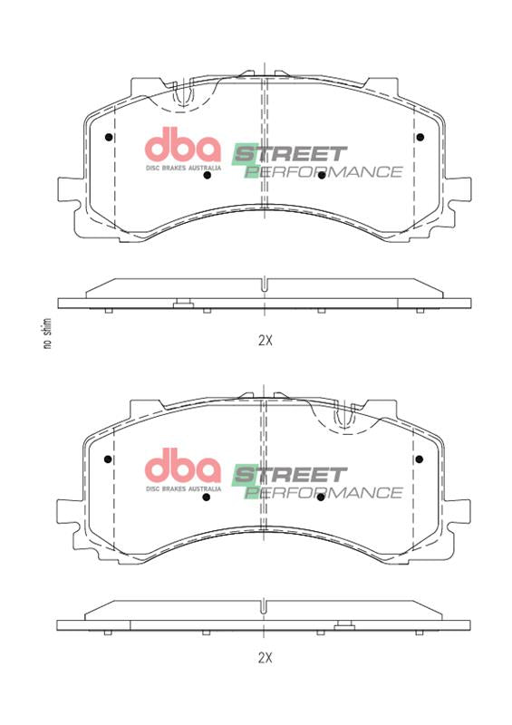 DBA Brake Pads Street Performance | Front Axle — BP OPREMA I SERVIS d.o.o.