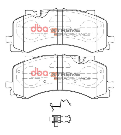 DBA Brake Kit - 5000 T3 Slotted & Xtreme Performance Brake Pads (2x DBA53934BLKS + DB15124XP) — BP OPREMA I SERVIS d.o.o.