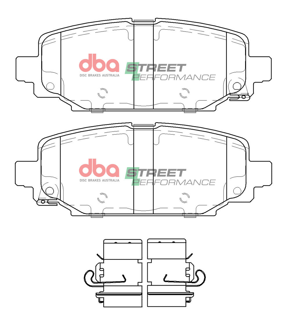 DBA Brake Pads Street Performance | Rear Axle — BP OPREMA I SERVIS d.o.o.
