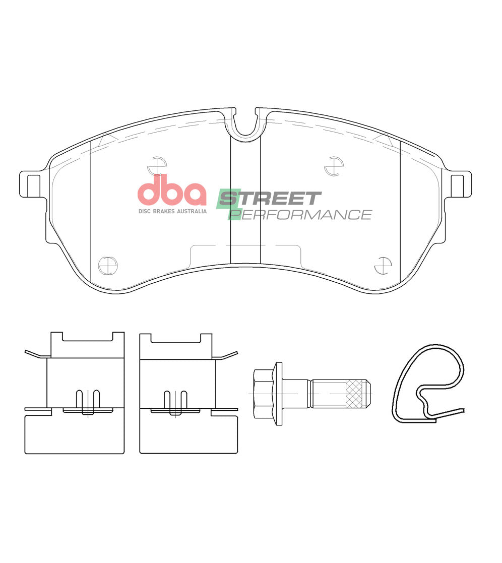 DBA Brake Pads Street Performance | Front Axle — BP OPREMA I SERVIS d.o.o.