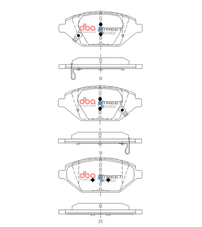 DBA Brake Pads Street Series | Front Axle — BP OPREMA I SERVIS d.o.o.