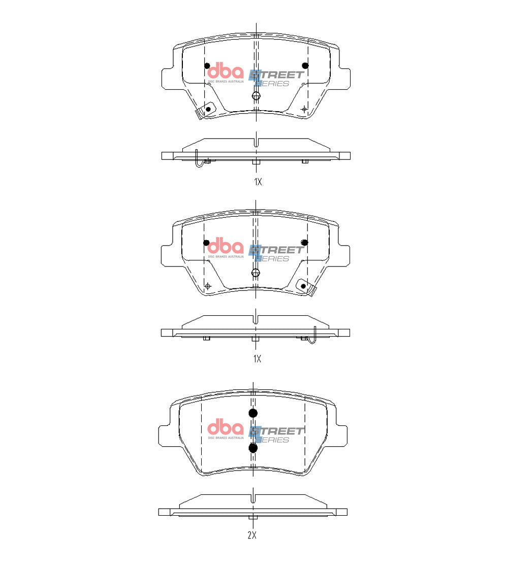 DBA Brake Pads Street Series | Rear Axle — BP OPREMA I SERVIS d.o.o.