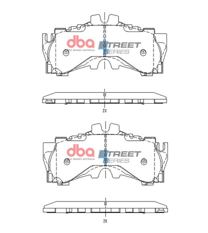 DBA Brake Pads Street Series | Front Axle — BP OPREMA I SERVIS d.o.o.