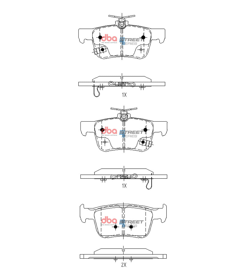 DBA Brake Pads Street Series | Rear Axle — BP OPREMA I SERVIS d.o.o.