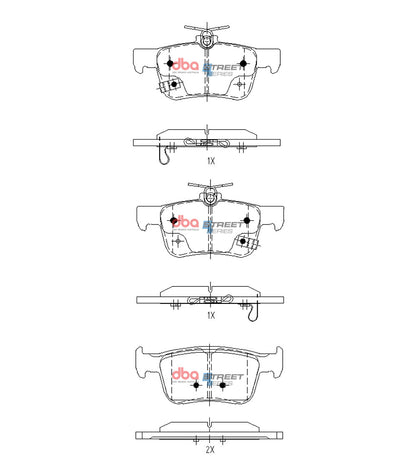 DBA Brake Pads Street Series | Rear Axle — BP OPREMA I SERVIS d.o.o.
