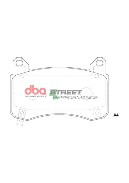 DBA Brake Pads Street Performance | Front Axle — BP OPREMA I SERVIS d.o.o.