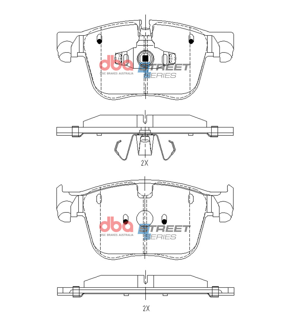 DBA Brake Pads Street Series | Front Axle — BP OPREMA I SERVIS d.o.o.