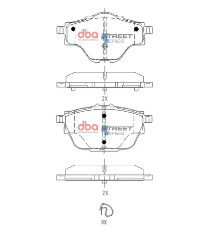 DBA Brake Pads Street Series | Rear Axle — BP OPREMA I SERVIS d.o.o.