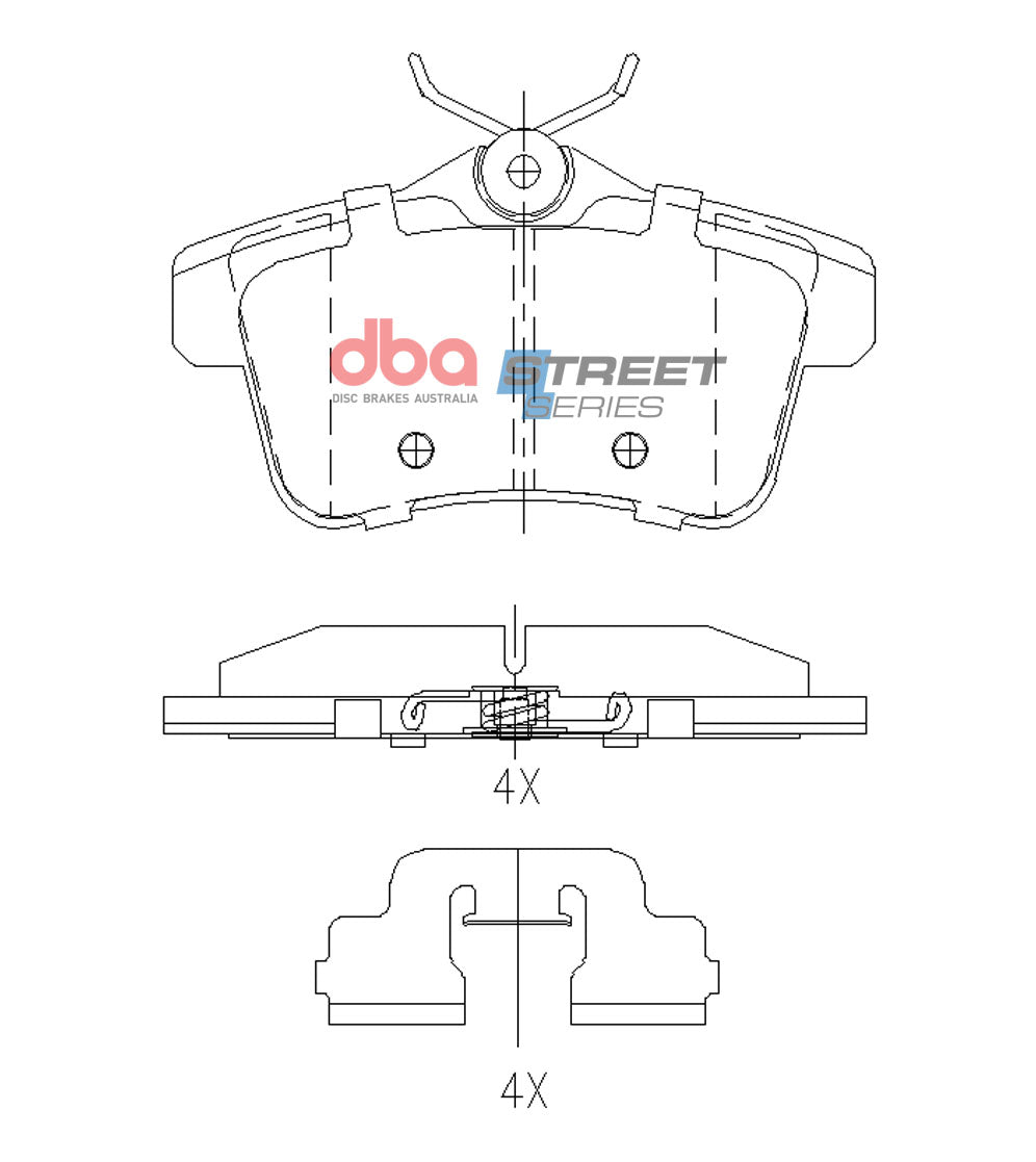 DBA Brake Pads Street Series | Rear Axle — BP OPREMA I SERVIS d.o.o.