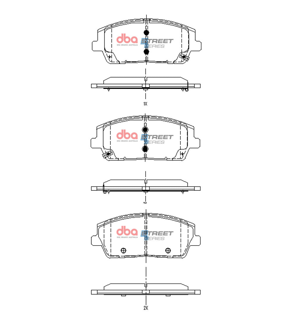 DBA Brake Pads Street Series | Front Axle — BP OPREMA I SERVIS d.o.o.