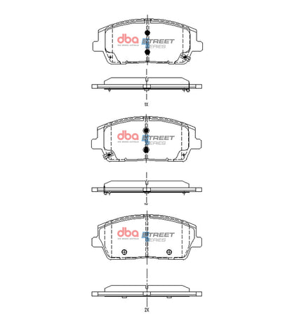 DBA Brake Pads Street Series | Front Axle — BP OPREMA I SERVIS d.o.o.