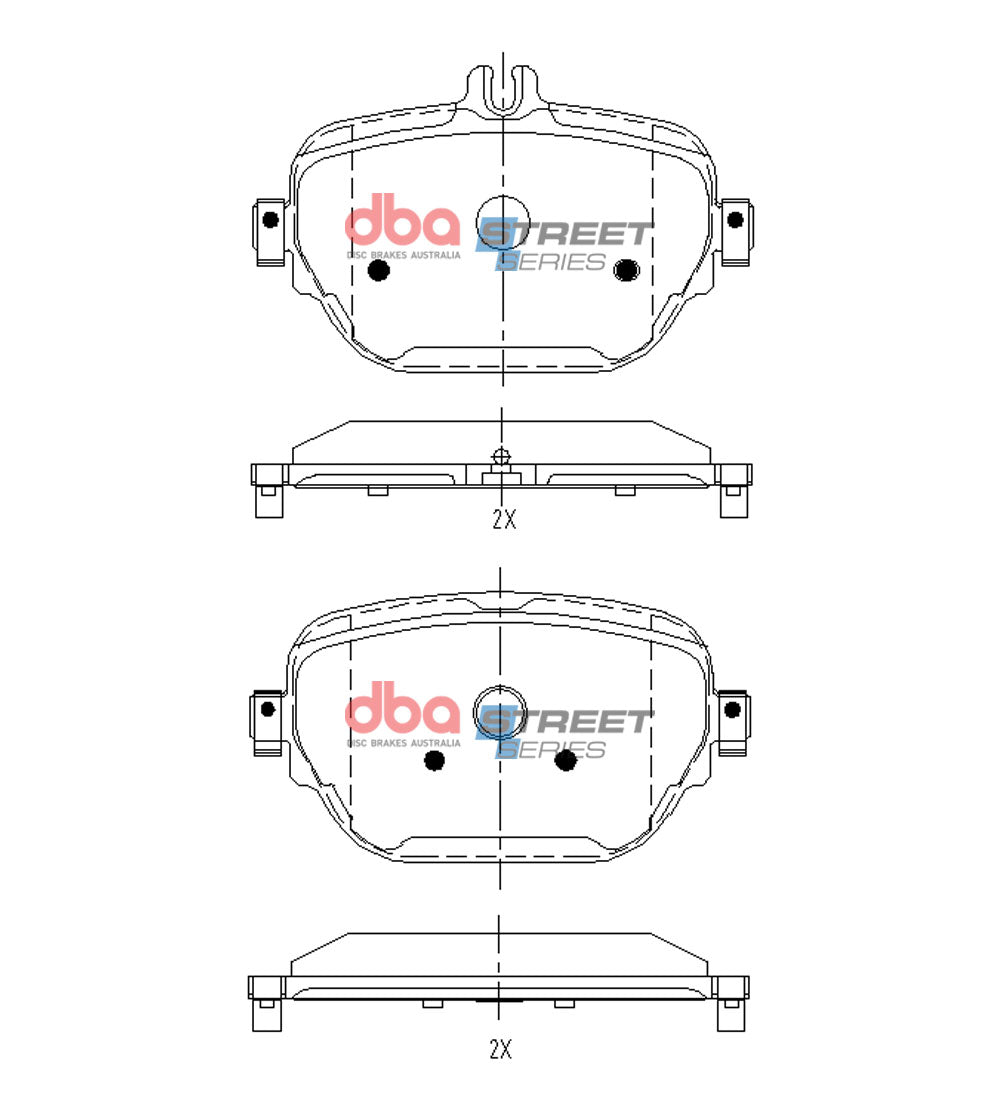DBA Brake Pads Street Series | Rear Axle — BP OPREMA I SERVIS d.o.o.