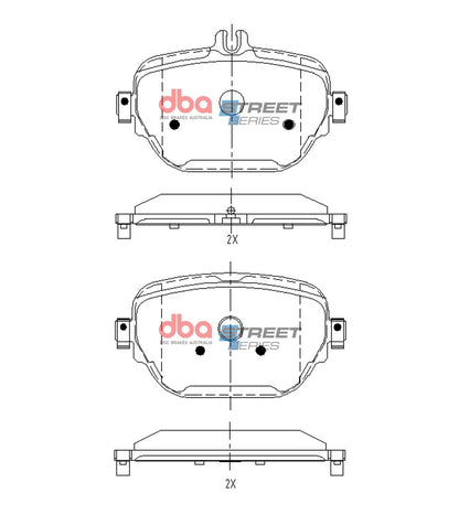 DBA Brake Pads Street Series | Rear Axle — BP OPREMA I SERVIS d.o.o.