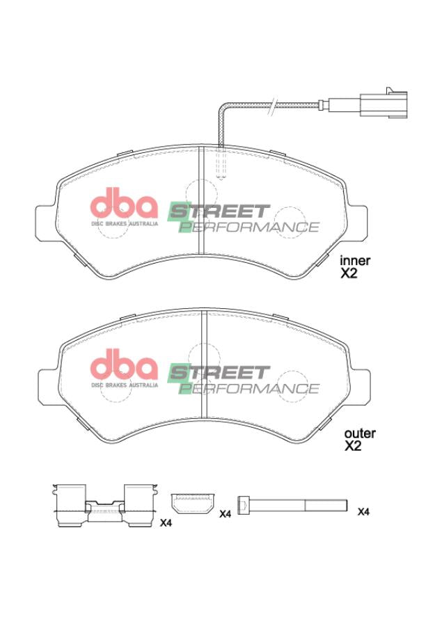 DBA Brake Pads Street Performance | Front Axle — BP OPREMA I SERVIS d.o.o.