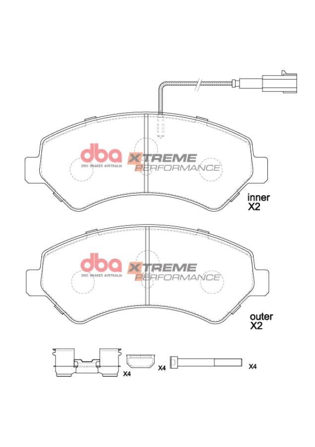 DBA Brake Pads Xtreme Performance | Front Axle — BP OPREMA I SERVIS d.o.o.