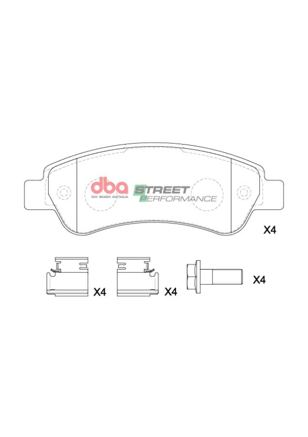DBA Brake Pads Street Performance | Rear Axle — BP OPREMA I SERVIS d.o.o.