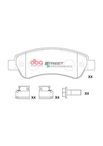 DBA Brake Pads Street Performance | Rear Axle — BP OPREMA I SERVIS d.o.o.