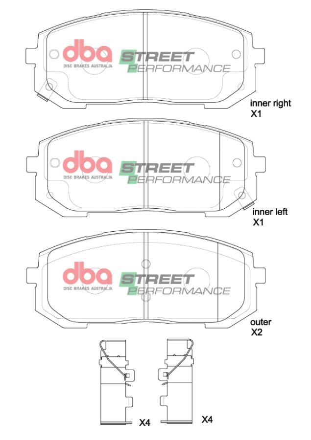 DBA Brake Pads Street Performance | Front Axle — BP OPREMA I SERVIS d.o.o.