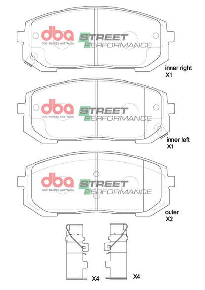 DBA Brake Pads Street Performance | Front Axle — BP OPREMA I SERVIS d.o.o.