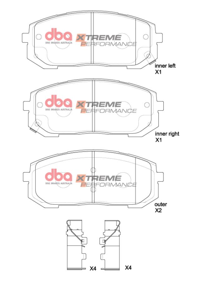 DBA Brake Pads Xtreme Performance | Front Axle — BP OPREMA I SERVIS d.o.o.
