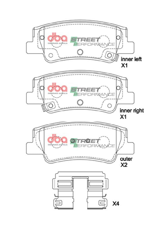 DBA Brake Pads Street Performance | Rear Axle — BP OPREMA I SERVIS d.o.o.