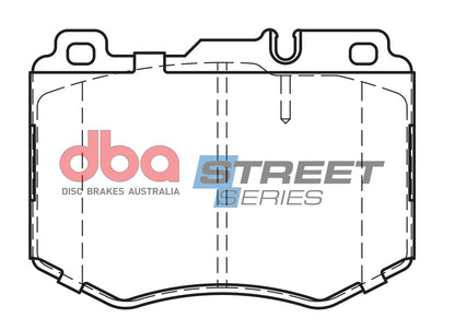 DBA Brake Pads Street Series Ceramic | Front Axle — BP OPREMA I SERVIS d.o.o.