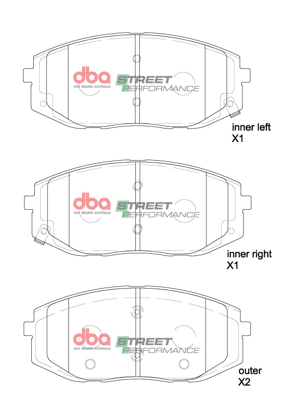 DBA Brake Pads Street Performance | Front Axle — BP OPREMA I SERVIS d.o.o.