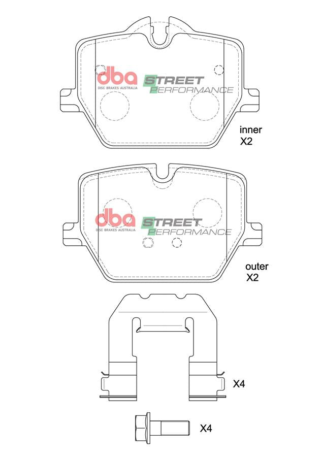 DBA Brake Pads Street Performance | Rear Axle — BP OPREMA I SERVIS d.o.o.