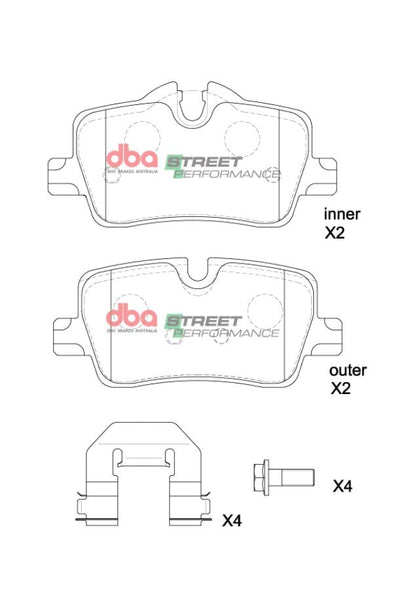 DBA Brake Pads Street Performance | Rear Axle — BP OPREMA I SERVIS d.o.o.
