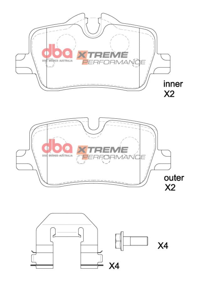 DBA Brake Pads Xtreme Performance | Rear Axle — BP OPREMA I SERVIS d.o.o.