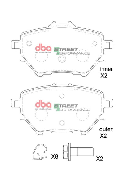 DBA Brake Pads Street Performance | Rear Axle — BP OPREMA I SERVIS d.o.o.