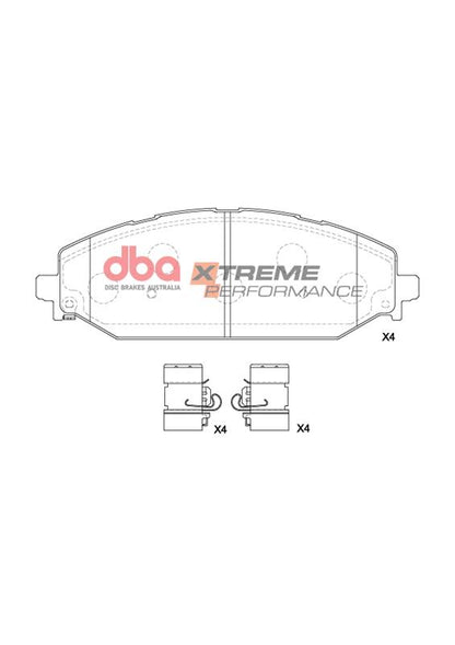 DBA Brake Pads Xtreme Performance | Front Axle — BP OPREMA I SERVIS d.o.o.