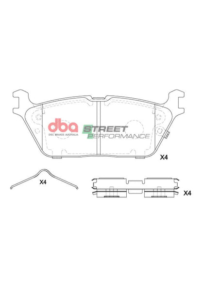 DBA Brake Pads Street Performance | Rear Axle — BP OPREMA I SERVIS d.o.o.