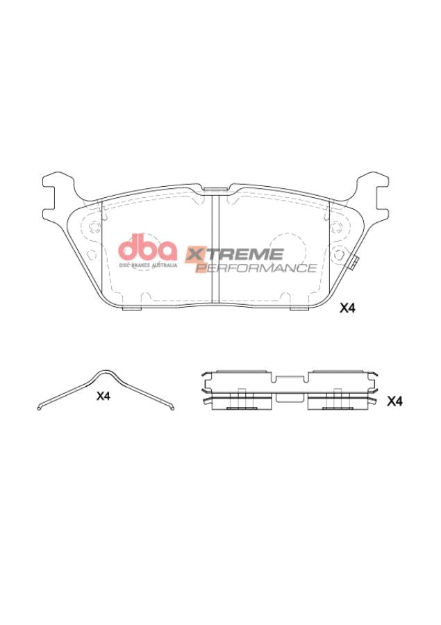 DBA Brake Pads Xtreme Performance | Rear Axle — BP OPREMA I SERVIS d.o.o.