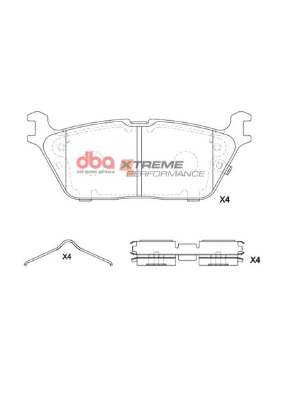 DBA Brake Pads Xtreme Performance | Rear Axle — BP OPREMA I SERVIS d.o.o.
