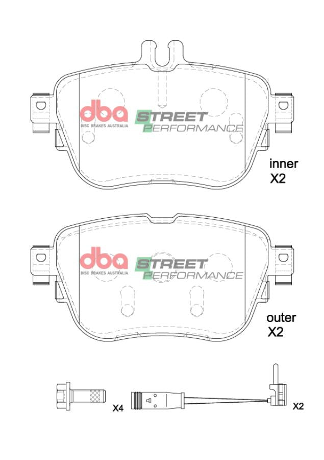 DBA Brake Pads Street Performance | Rear Axle — BP OPREMA I SERVIS d.o.o.