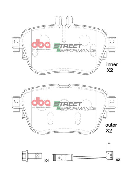 DBA Brake Pads Street Performance | Rear Axle — BP OPREMA I SERVIS d.o.o.