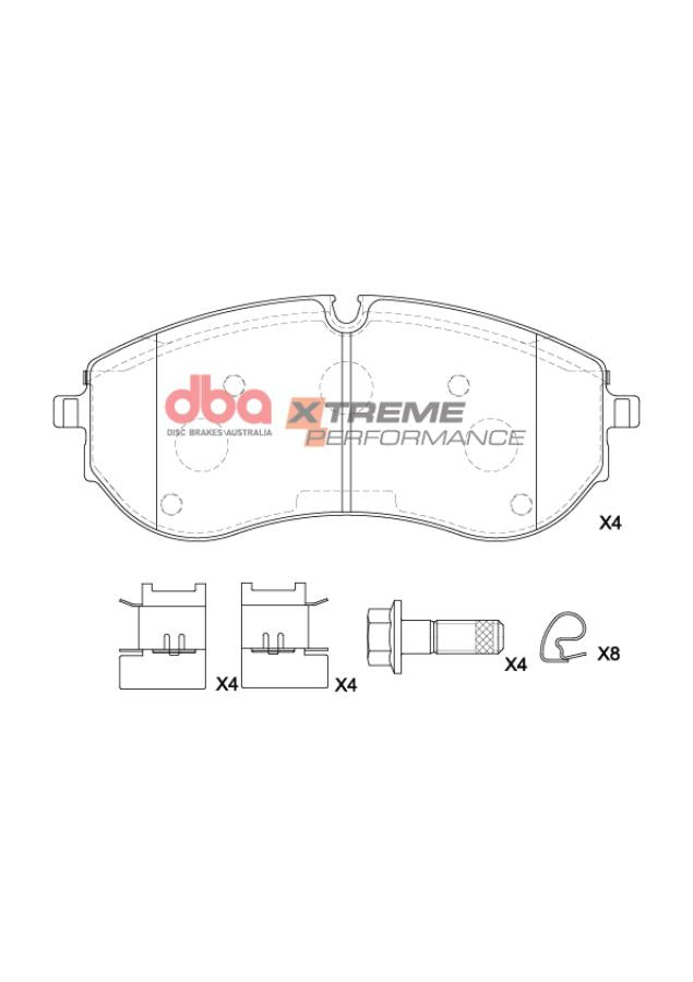 DBA Brake Pads Xtreme Performance | Front Axle — BP OPREMA I SERVIS d.o.o.