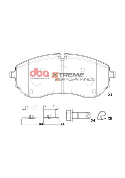 DBA Brake Pads Xtreme Performance | Front Axle — BP OPREMA I SERVIS d.o.o.