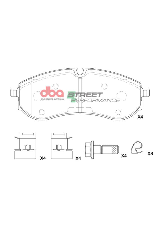 DBA Brake Pads Street Performance | Rear Axle — BP OPREMA I SERVIS d.o.o.