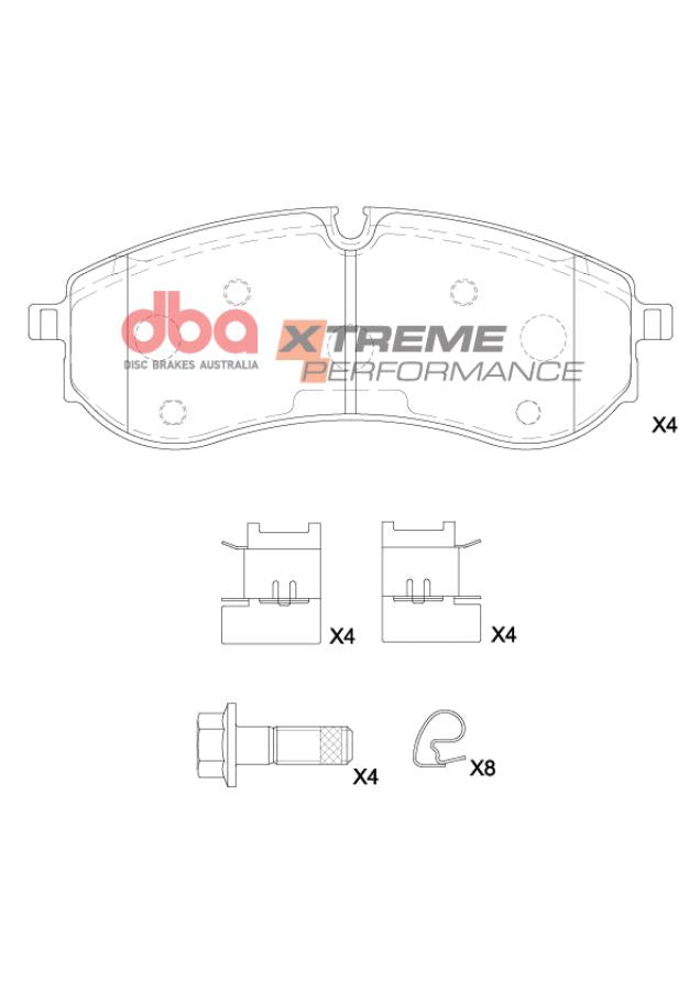 DBA Brake Pads Xtreme Performance | Rear Axle — BP OPREMA I SERVIS d.o.o.